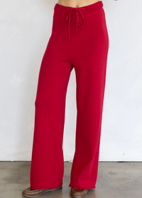 Nara Knit Pants - Berry