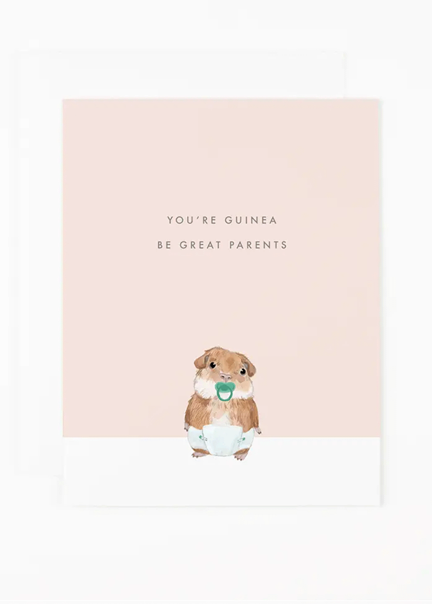 Guinea Be Great Parents Greeting Card