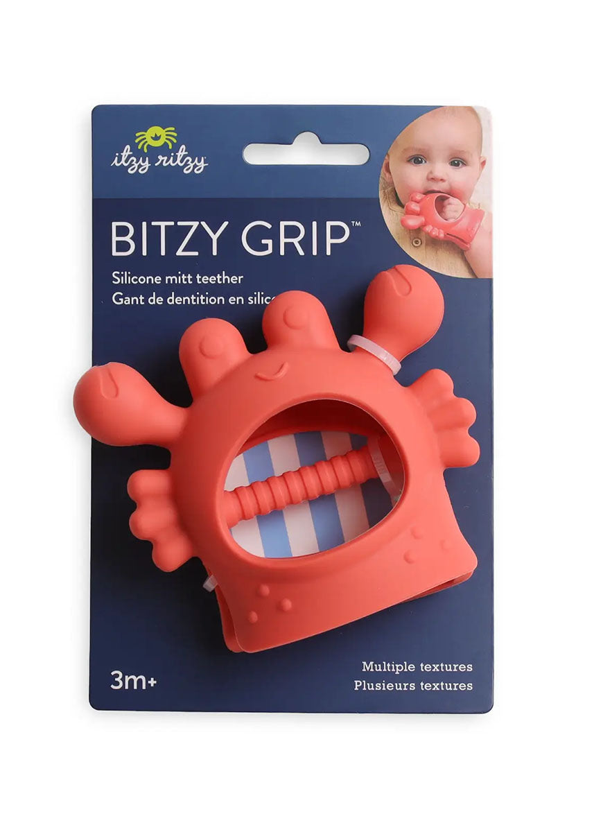 Bitzy Grip Teether - Crab