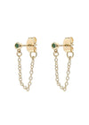 Adrienne Earrings - Emerald Green