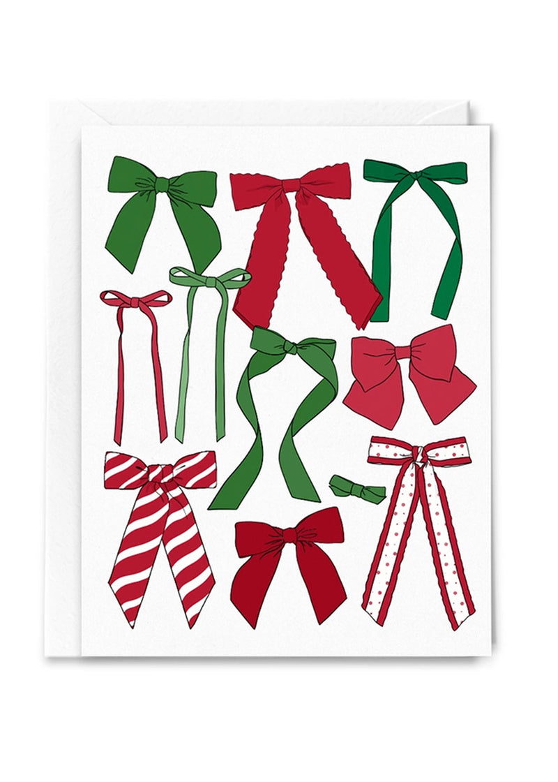 Christmas Bows Holiday Card