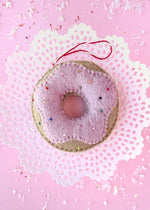 Donut Felt Ornament