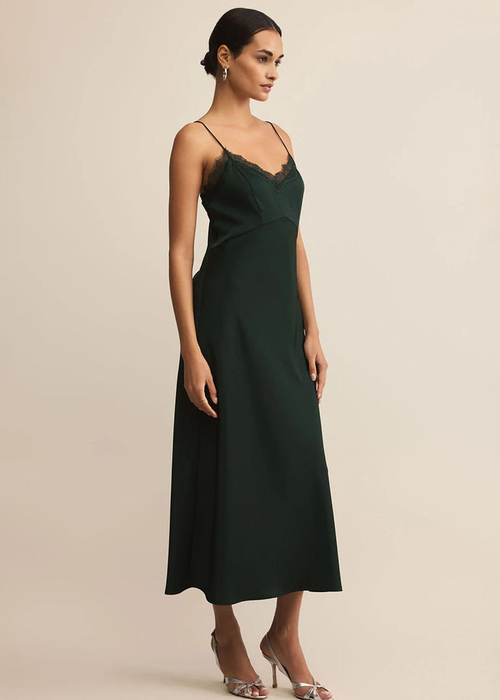 After Hours Midi Dress - Garland Green