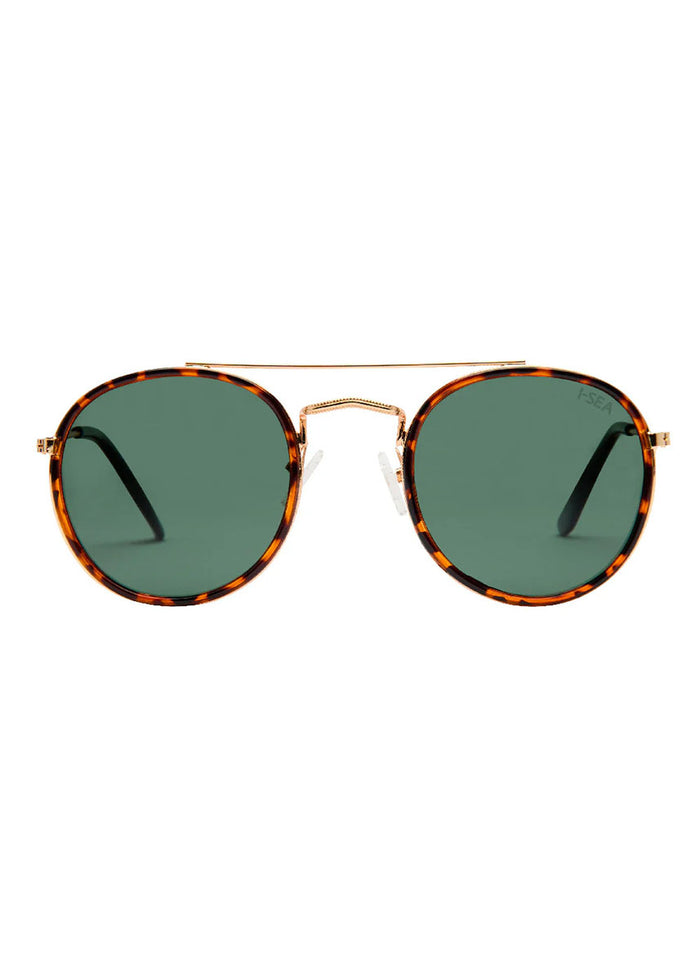 All Aboard Sunnies - Matte Tortoise / Green