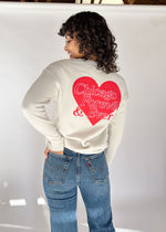 Chicago Forever & Ever Heart Sweatshirt - Heather Dust