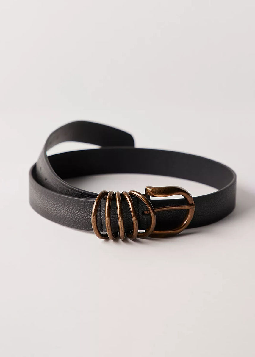 Rori Leather Belt - Black
