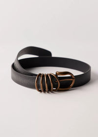 Rori Leather Belt - Black