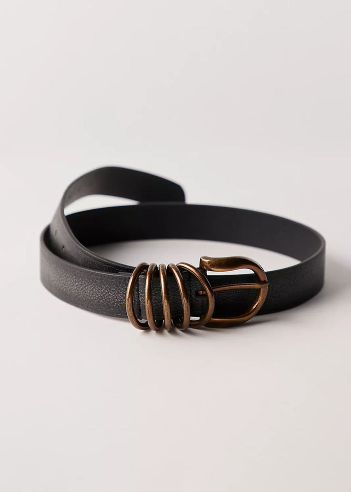 Rori Leather Belt - Black