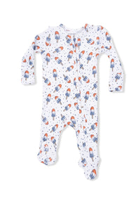 2-Way Zipper Footie - Astropop