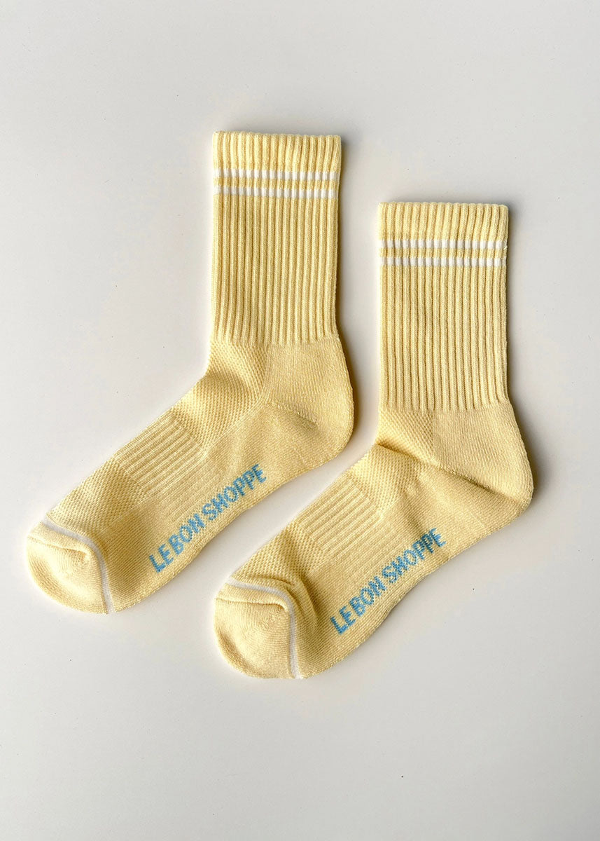 Boyfriend Socks - Lemonade