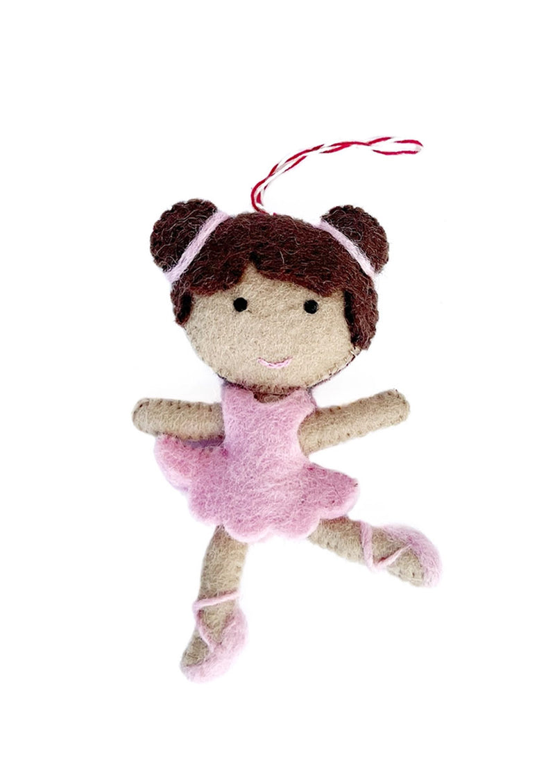 Violette Ballerina Felt Ornament