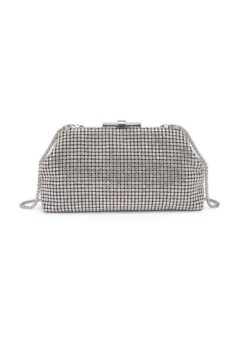 Delfina Evening Bag - Silver