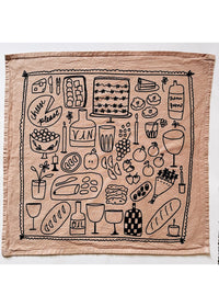 Picnic Tea Towel - Taupe