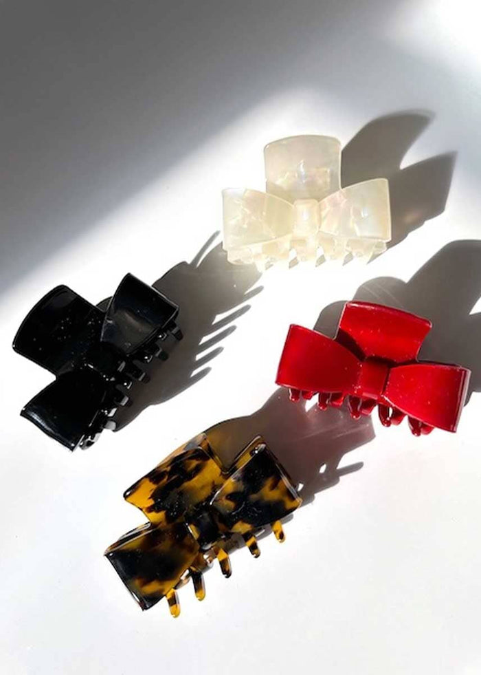 Big Bow Claw Clip - Tortoise