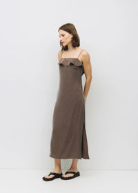 The Zaire Dress - Brown