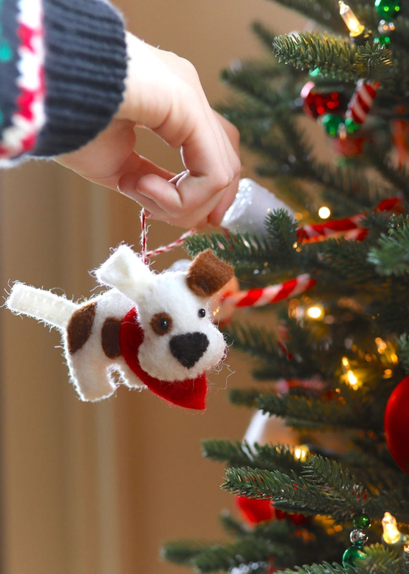 Dog Felt Ornament