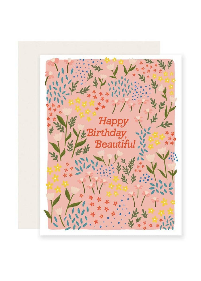 Beautiful Meadow Birthday Card
