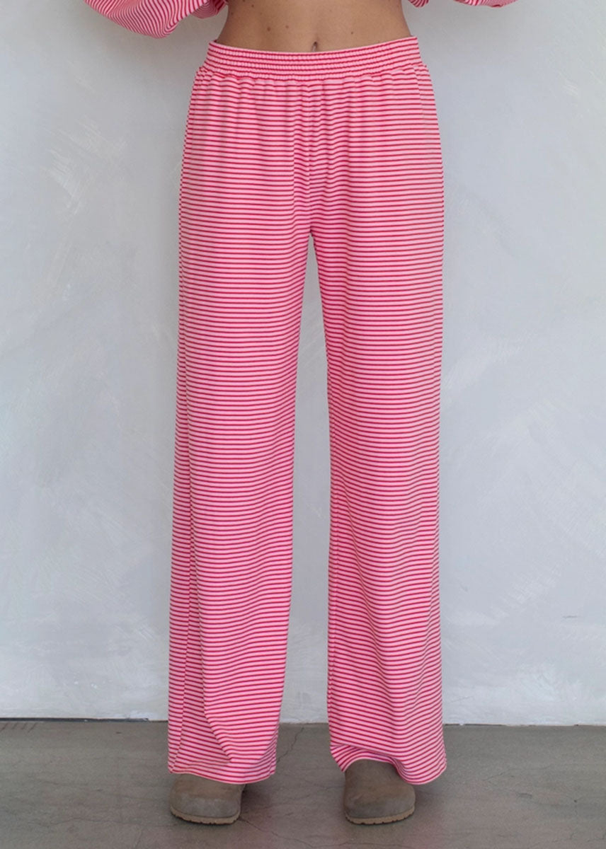 Levi Striped Pant - Pink