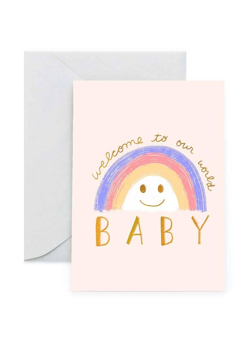 Welcome To Our World Baby Card