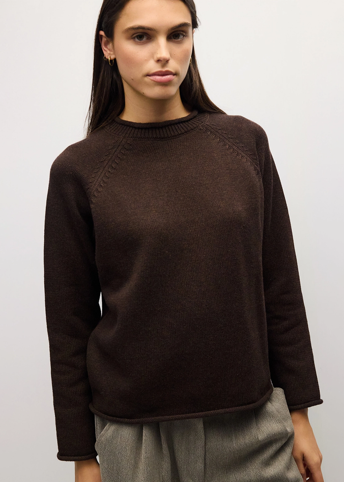 The Julia Sweater - Brown