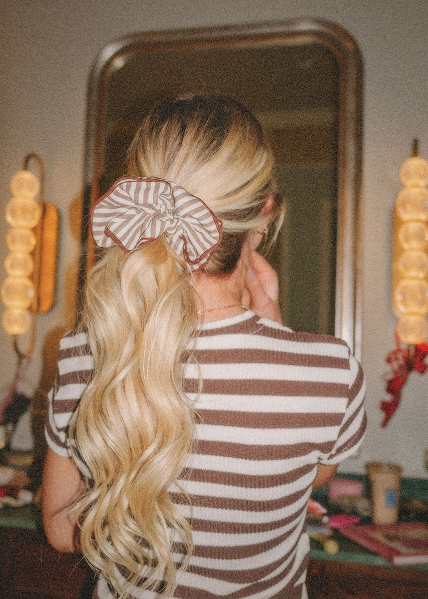 Girlhood Striped Corset Scrunchie
