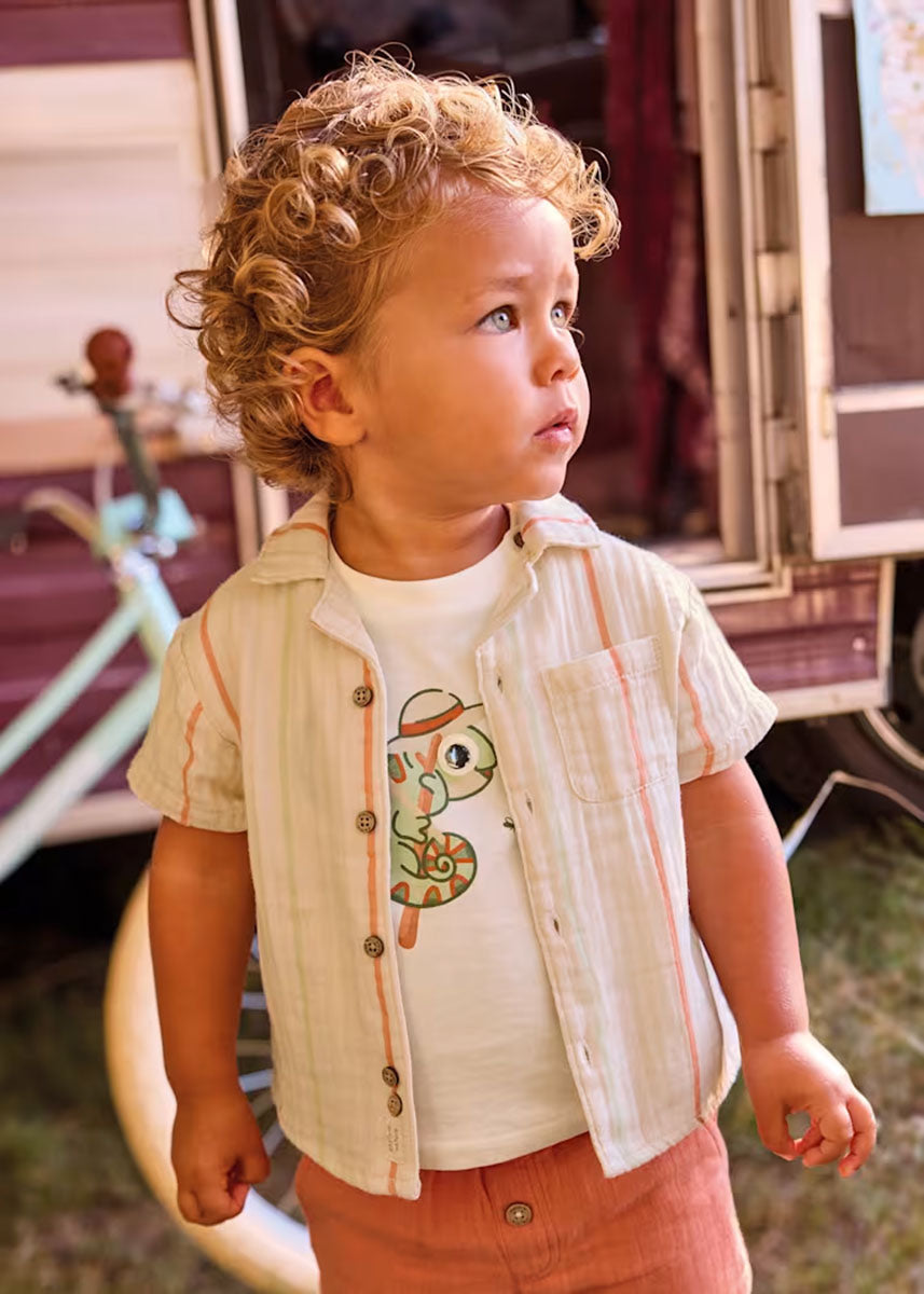 Percy Linen Shirt - Stripes