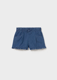 Jones Denim Tie Shorts - Dark