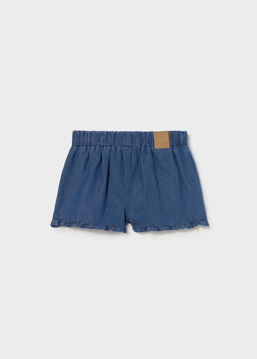 Jones Denim Tie Shorts - Dark