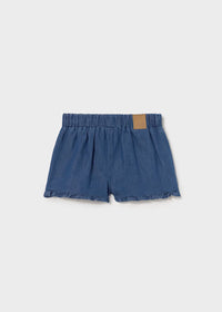 Jones Denim Tie Shorts - Dark