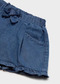 Jones Denim Tie Shorts - Dark
