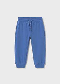 Renley Cuffed Fleece Sweatpants - Blue