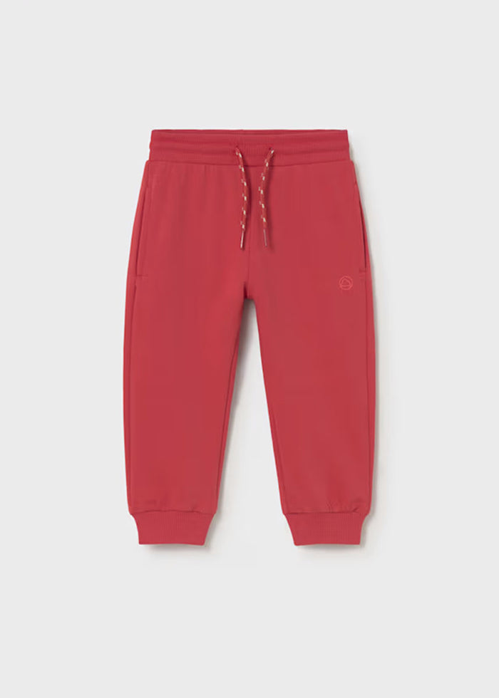 Renley Cuffed Fleece Sweatpants - Tomato