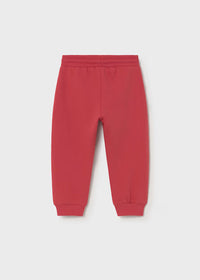 Renley Cuffed Fleece Sweatpants - Tomato