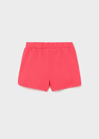 Cora Chenille Shorts - Hibiscus
