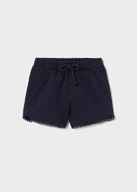 Cora Chenille Shorts - Navy Blue