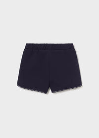 Cora Chenille Shorts - Navy Blue