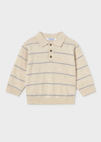 Tristan Rugby Polo - Heather Stone