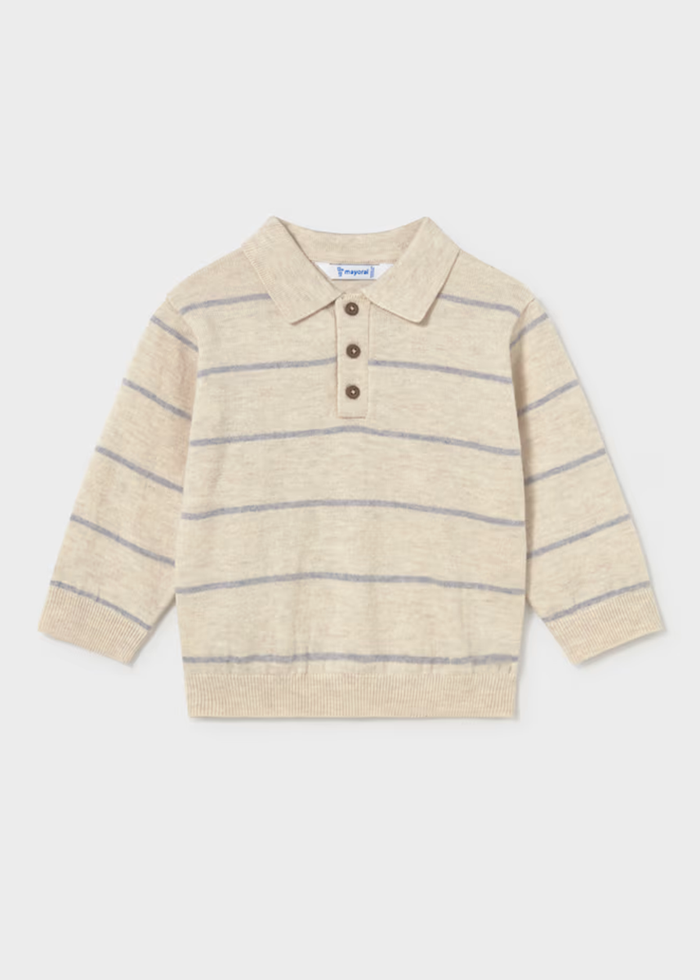Tristan Rugby Polo - Heather Stone
