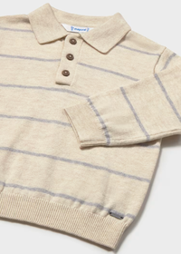 Tristan Rugby Polo - Heather Stone
