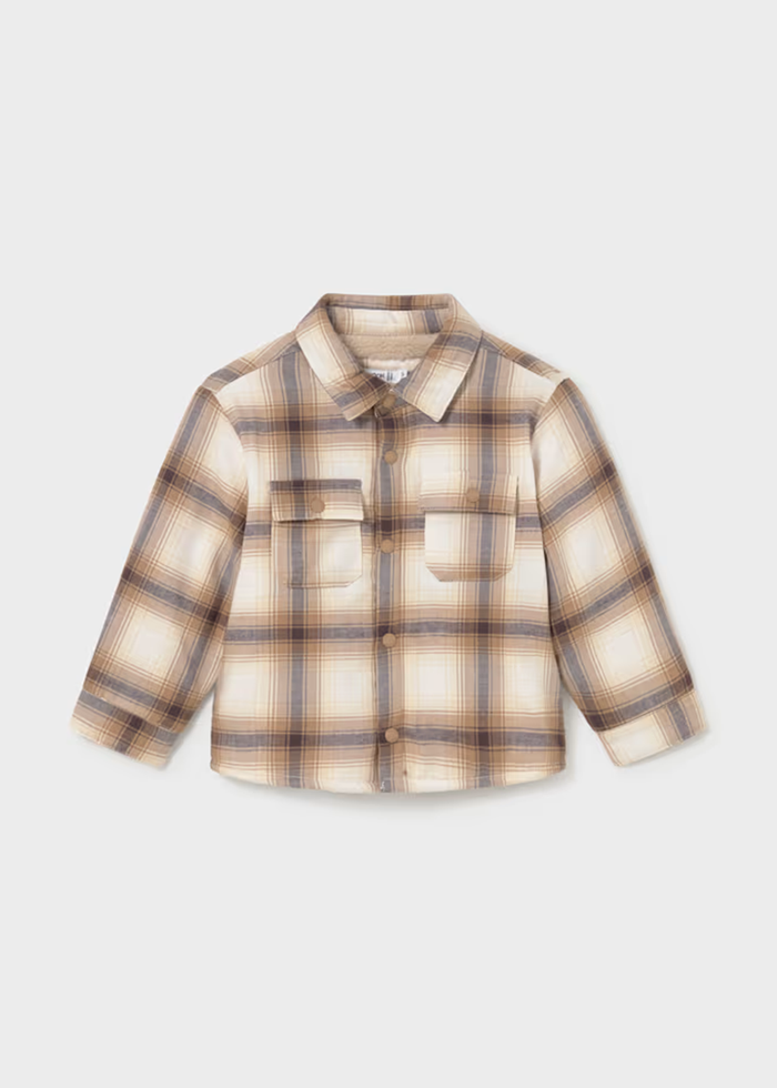 Dylan Plaid Shirt - Cookie