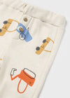 Mack Vehicle Print Joggers - Heather Latte