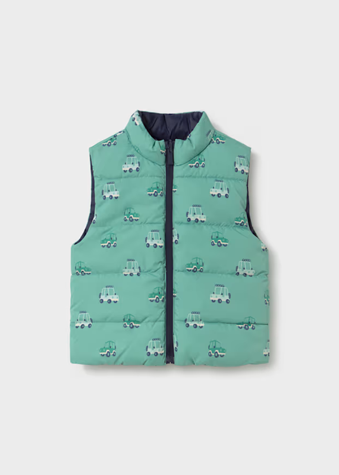 Tucker Reversible Vest - Aquarium