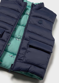 Tucker Reversible Vest - Aquarium