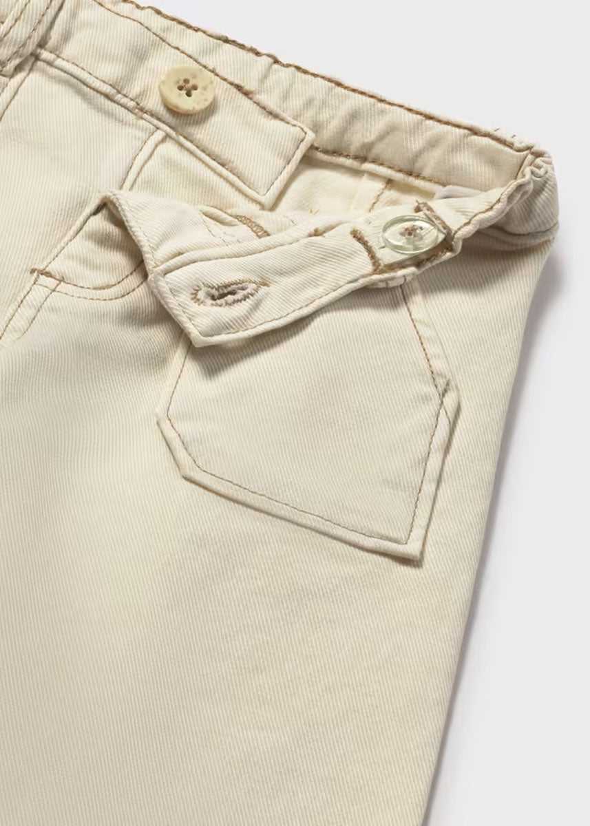Evie Twill Trousers - Chickpea