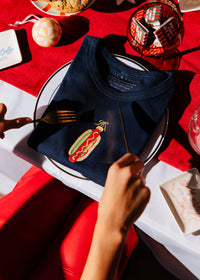 Hot Dog Ornament Baby Tee