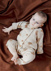 Croissant Organic Cotton Magnetic-Button Romper