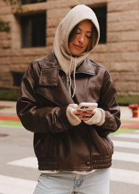 MAD HTR Balaclava - Heather Taupe