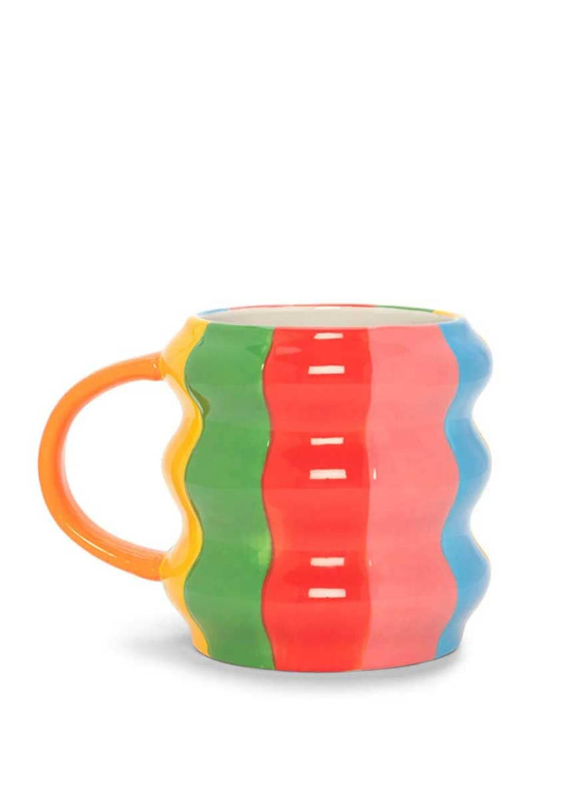 Rainbow Wave Mug