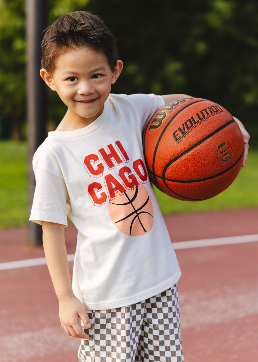 Chicago Basketball Toddler Tee