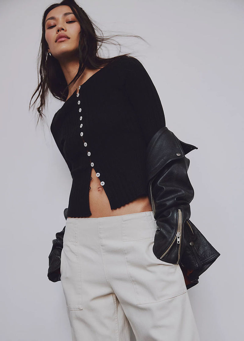 Tilly Long Sleeve Cardi - Black